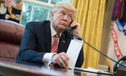 Le président américain Donald Trump, dans le bureau ovale de la Maison blanche à Washington, le 27 juin 2017