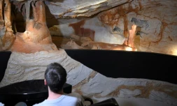 La grotte Cosquer au musée "Cosquer Méditerranée", à Marseille, le 1er juin 2022