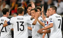 Les champions du monde allemands ont été impitoyables face à la Norvège, surclassée à Stuttgart, le 4 septembre 2017 