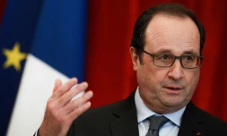 François Hollande le 23 janvier 2016 à Colmar
