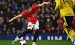 Le milieu de terrain de Manchester United buteur lors du match nul 1-1 face Ă Arsenal Ă Old Trafford le 30 septembre 2019
