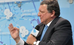 L'ancien président de la Commission européenne Jose Manuel Barroso, le 12 septembre 2016 à Kiev