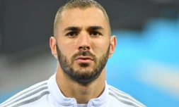 Karim Benzema, le 29 mai 2016 à Milan avant la finale de la Ligue des champions Real Madrid - Atlético Madrid