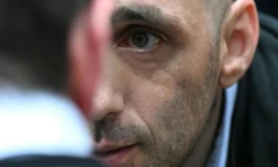 Cédric Jubillar au procès du meurtre de son épouse Delphine, le 23 septembre 2025 à la cour d'assises du Tarn, à Albi