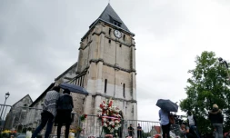 L'église de Saint-Etienne-du-Rouvray le 27 juillet 2016