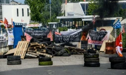 L'usine de Whirlpool à Amiens (Somme), le 25 avril 2017