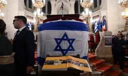 A la Grande synagogue de Paris, pour la soirée de mobilisation autour des familles des otages, le 31 octobre 2023 