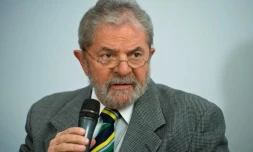 L'ancien président brésilien Luiz Inacio Lula da Silva, à Sao Paulo le 3 juillet 2014