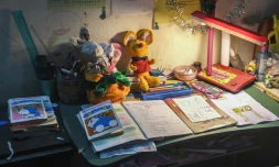 Chambre d'une fillette vietnamienne de 8 ans, victime d'agression sexuelle, à Hanoi, le 14 mars 2017