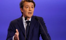 François Baroin (LR), président de l'Association des maires de France (AMF) à Paris, le 11 juin 2018 