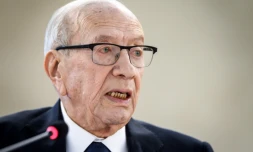 Le président tunisien Béji Caïd Essebsi à Genève, le 25 février 2019