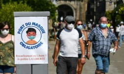 A Locronan, en Bretagne, le 10 août 2020