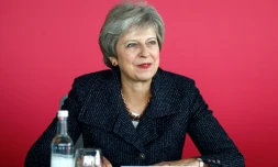 La Première ministre britannique Theresa May à Londres le 11 octobre 2018