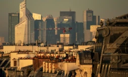 Le quartier d'affaires de la Défense, près de Paris, le 3 janvier 2025