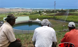 Lundi 11 décembre 2006 -

Terres agricoles dans les hauts de Saint-Leu irriguées grâce au basculement des eaux d'Est en Ouest