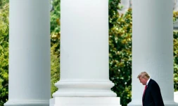 Le président Donald Trump à la Maison Blanche le 5 juillet 2018
