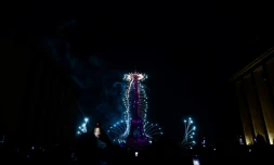 Feu d'artifice du 14-Juillet 2023 à la Tour Eiffel, à Paris