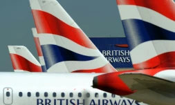 Des avions de la compagnie British Airways à l'aéroport de Londres Heathrow, le 24 mai 2010
