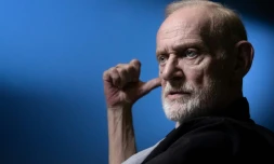 William Sheller pose le 1er avril 2021 à Paris