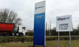 L'aciérie Ascoval à Saint-Saulve, le 29 janvier 2018 dans le Nord