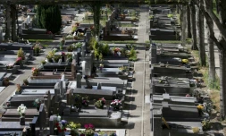 Le cimetière de Nanterre, près de Paris, le 4 août 2015