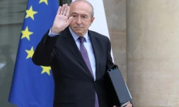 Gérard Collomb, le 11 octobre 2017 à l'Elysée