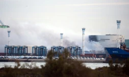 L'incinérateur régional de Fos-sur-Mer le 2 novembre 2013