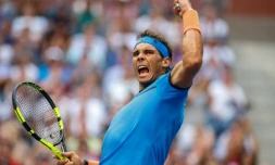 Rafael Nadal, le 4 septembre 2016 lors de sa défaite face à Lucas Pouille à l'US Open