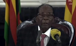 Le président zimbabwéen Robert Mugabe n'a pas annoncé sa démission comme attendu lors de son adresse à la nation sur la télévision publique le 19 novembre 2017