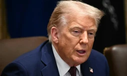 Le président américain Donald Trump à la Maison Blanche, le 26 août 2025 à Washington