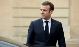 Emmanuel Macron à l'Elysée, le 19 février 2019