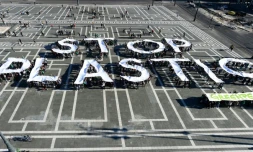 Manifestation de Greenpeace Ă Budapest le 30 septembre 2018