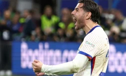 Théo Hernandez à Hamburg le 5 juillet 2024