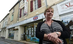 L'agente immobilière Terrie Simpson, le 16 juin 2016 à Eymet en Dordogne