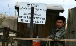 Un soldat afghan dans la base aérienne de Bagram après le départ des troupes américaines et de l'Otan, le 5 juillet 2021