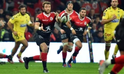 Le centre du Stade Toulousain Maxime Médard contre Clermont, le 9 novembre 2019 au Stadium de Toulouse
