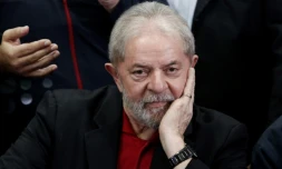 L'ancien président brésilien Luiz Inacio Lula Da Silva à Sao Paulo, le 13 juillet 2017