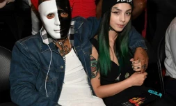 Le rappeur XXXTentacion aux BET Hip Hop Awards 2017, à Miami Beach en Floride le 5 octobre 2017