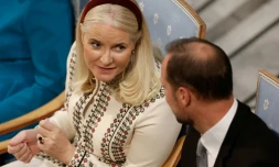 La princesse de NorvÚge Mette-Marit, le 10 décembre 2024 à Oslo