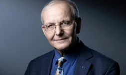 Le médecin généticien et essayiste Axel Kahn, le 22 mars 2021 à Paris