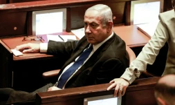 L'ancien Premier ministre israélien Benjamin Netanyahu assiste à une réunion à la Knesset (arlement), à Jérusalem, le 30 juin 2022