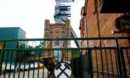 L'entrée de la houillère de Prosper-Haniel à Bottrop dans la Ruhr, le 20 novembre 2018