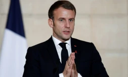 Le président Emmanuel Macron, le 1er décembre 2020 à l'Elysée, à Paris