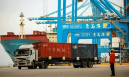 Le port de Qingdao (Chine) le 8 novembre 2018.