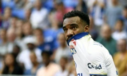 L'attaquant de Lyon Alexandre Lacazette en L1 face aux Girondins de Bordeaux, le 10 septembre 2016 au Parc OL