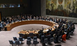 Le Conseil de sécurité de l'Onu réuni le 18 décembre 2015 à New York