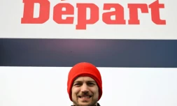 Le sprinteur français Christophe Lemaßtre, le 18 mars 2022 à Méribel