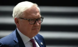 Le vice-ministre russe des Affaires étrangÚres Sergueï Riabkov, le 20 juillet 2019 à Caracas au Venezuela