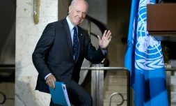 Staffan de Mistura le 13 avril 2016 à Genève