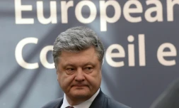 Le président ukrainien Petro Poroshenko, le 17 mars 2016 à Bruxelles